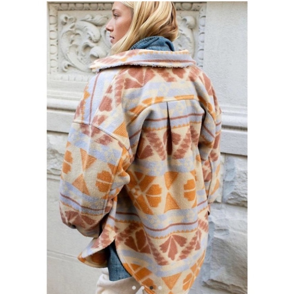 Free People Ruby Printed Jacket - image 4